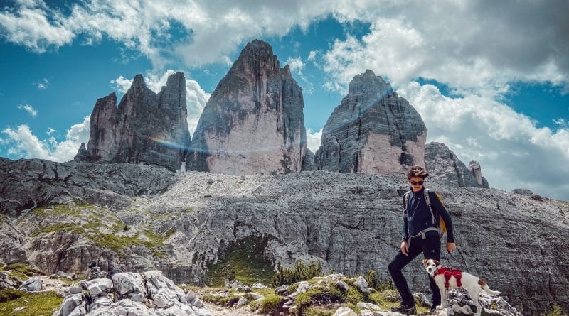 in montagna con il cane