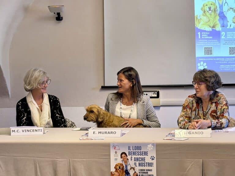 La conferenza stampa sui servizi veterinari per le famiglie in difficoltà in Valle d’Aosta